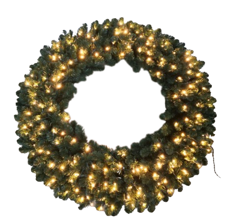 Christmas United Wreath - 600 LED Lichterkranz (400 mm) dimmbar - Gold -  raindrop & garden Shop