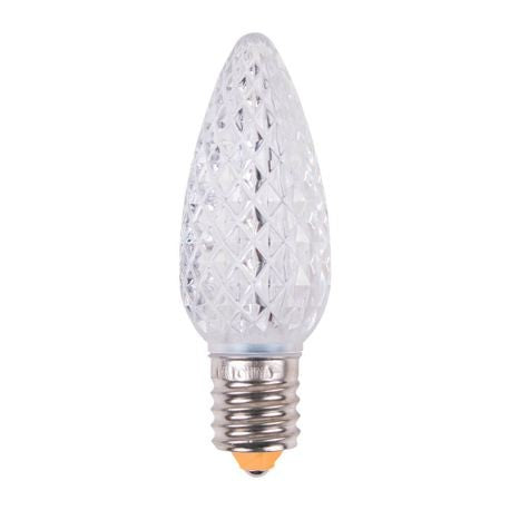 Minleon V2 C9 Faceted LED Sun Warm White SMD Bulbs - Pack of 25