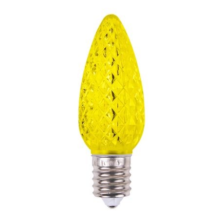 Minleon V2 C9 Faceted LED Yellow SMD Bulbs - Pack of 25