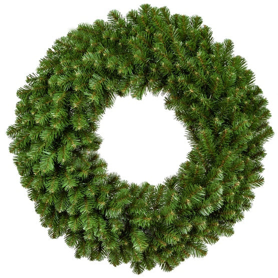 60" Unlit Premium Oregon Fir Wreath