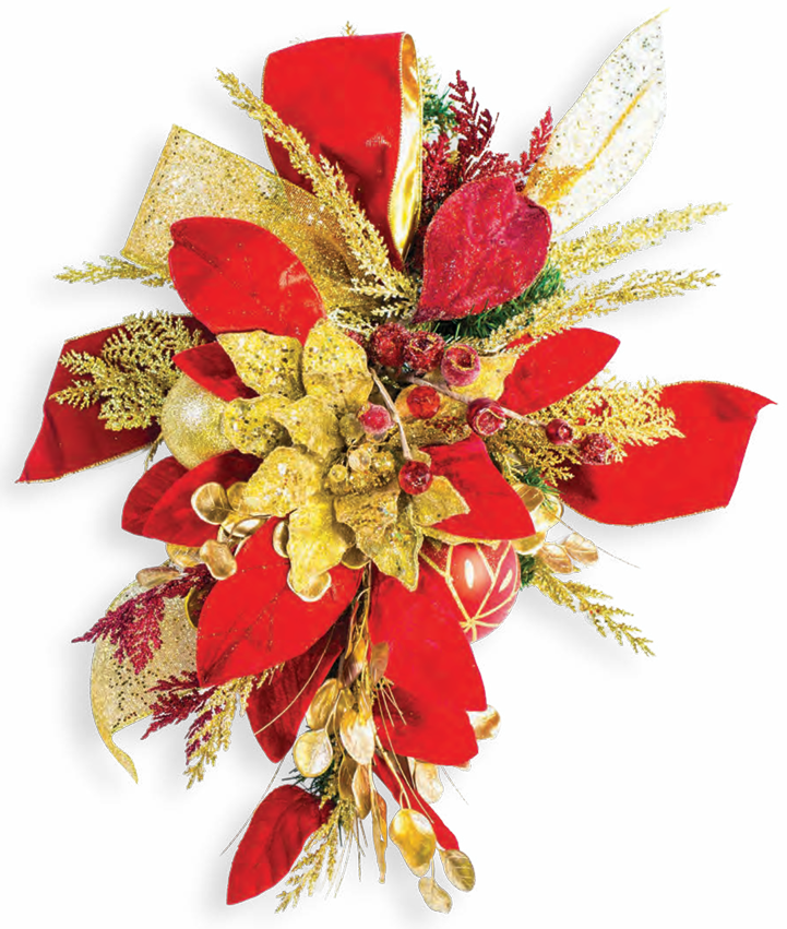 Pre-Decorated Column Sprays/Teardrops - Fully Decorated