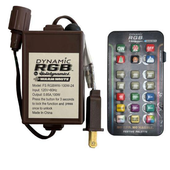 Dynamic RGBWW 100w Controller and Remote