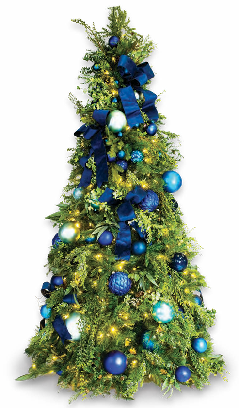 Pre-Decorated Christmas Tree - Trim/Slim Fully Decorated