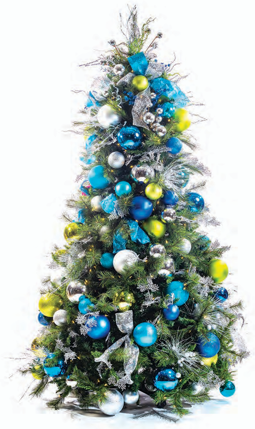 Pre-Decorated Christmas Tree - Trim/Slim Fully Decorated