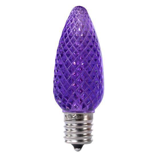 C9 LED Faceted Sparkle Bulb