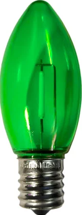 Certified Classic C9 LED Plastic Filament Bulbs, Shatterproof