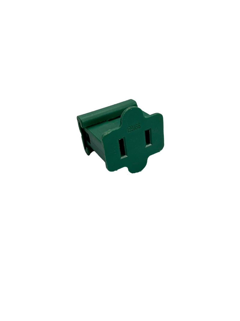 SPT-2 Female Slip-On Vampire Plug (100) - Green