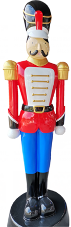 Giant Fiberglass Christmas Toy Soldier