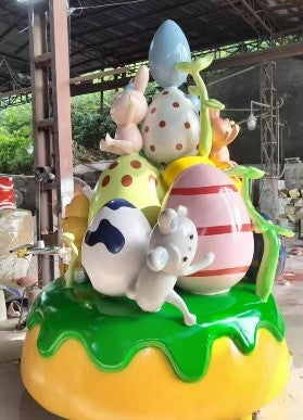 Giant Fiberglass Easter Stack