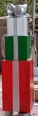 Giant Fiberglass 3 Gift Box Stack