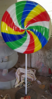 Giant Fiberglass Lollipop