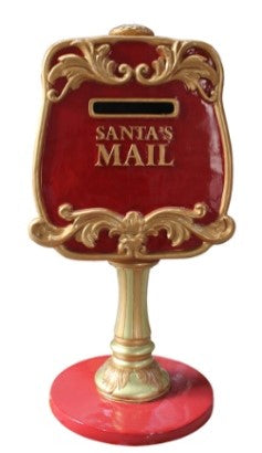 Giant Fiberglass Ornate Santa Mailbox