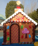 Giant Fiberglass Gingerbread House