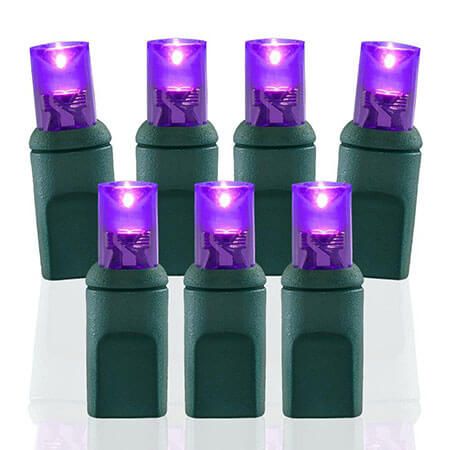 Minleon™ Purple - 50 Lights Balled with Standard Male/Female Adapter