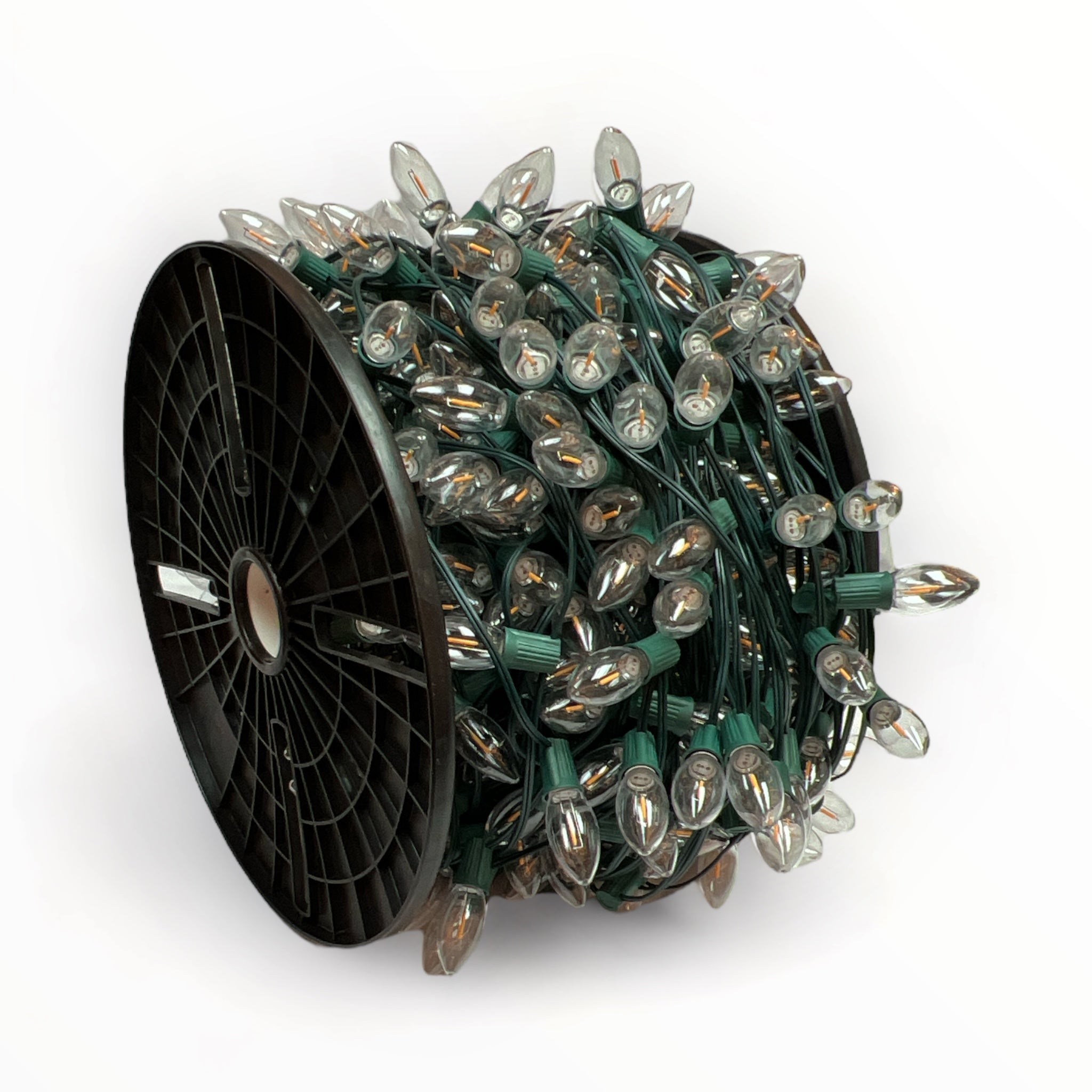 C9 Bulbed Sockets Spool: 1000’ 12” Spacing C9 Spool with Pre-Bulbed ...