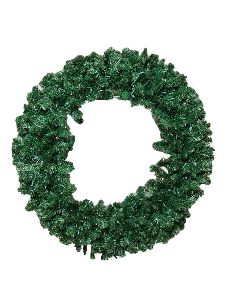 Picture of an unlit 48 premium wreath