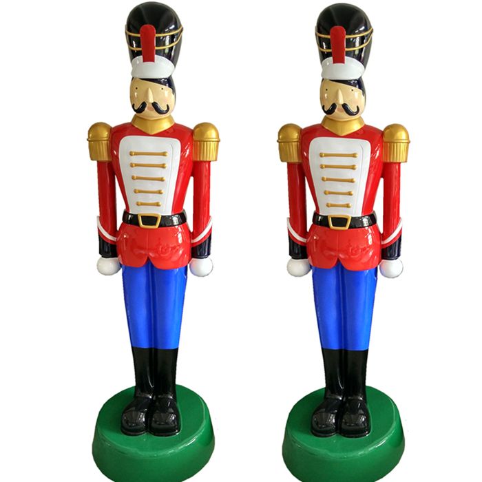 Giant Fiberglass Christmas Toy Soldier