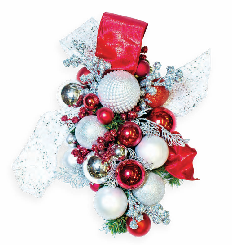 Pre-Decorated Column Sprays/Teardrops - Fully Decorated