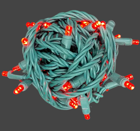 Christmas Light Company - LED Mini Lights 4" Spacing 70 Lights (CASE PACK: QTY 24)
