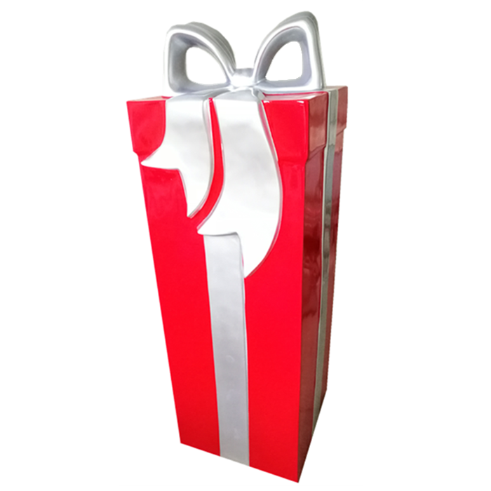 Giant Fiberglass Tall Gift Box