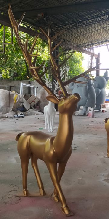 Giant Fiberglass Majestic Reindeer