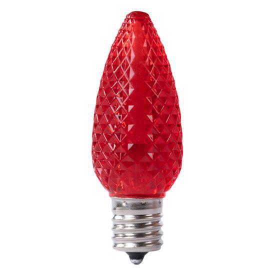 C9 LED Faceted Sparkle Bulb