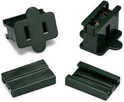 SPT-2 Female Slip-On Vampire Plug (100) - Green