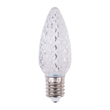 Minleon V2 C9 Faceted LED Cool White SMD Bulbs - Pack of 25