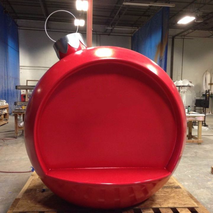 Giant Fiberglass Ornament Seat