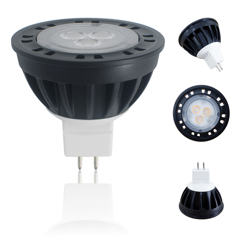 LED Landscape Spotlight Kit - 6 Spotlight Set w/ Low Voltage Transformer