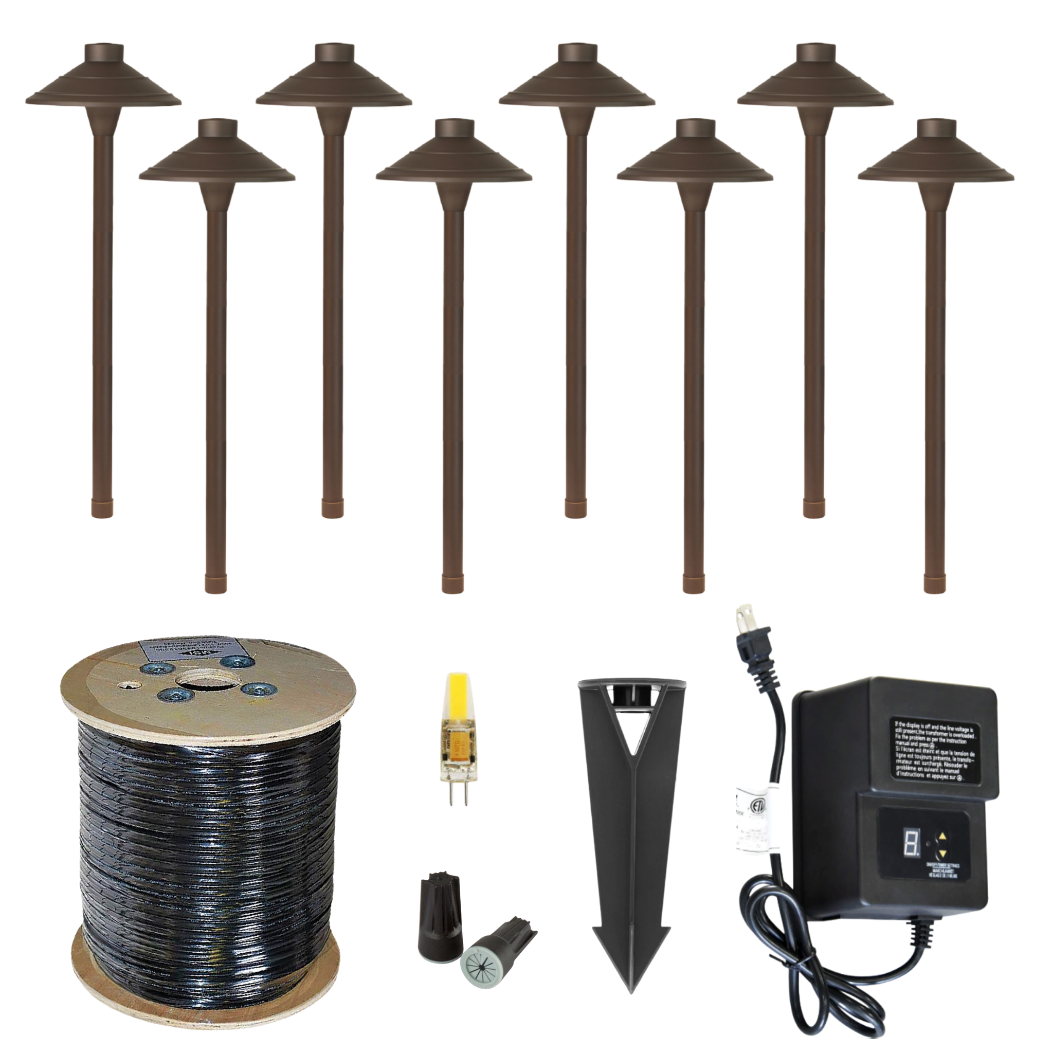 Landscape Lighting Kits Waterproof LED Modern Path Lights Outdoor Post