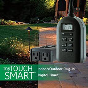 myTouchSmart Wi-Fi Smart Light Switch Outdoor Plug-In, 3-pack